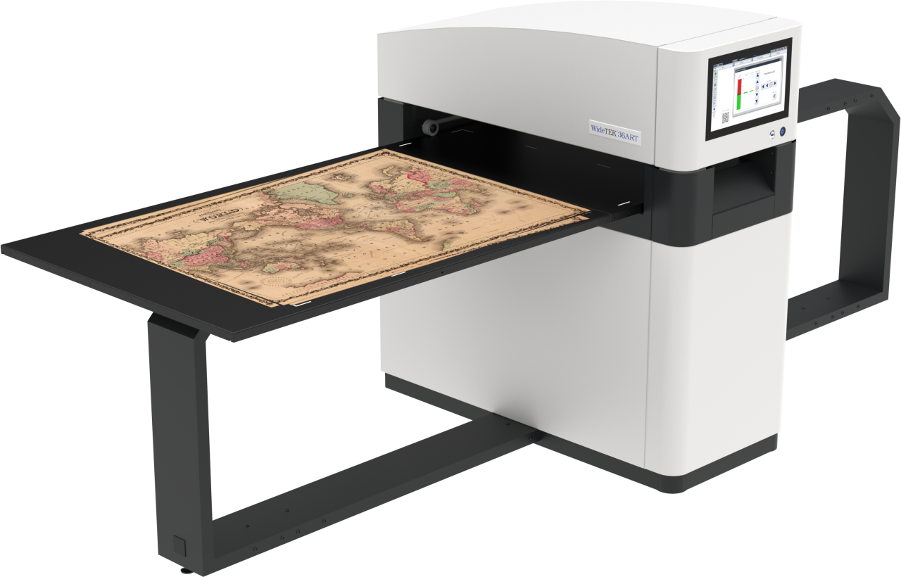 WideTek Big Scanners for Archiving Drawings, Maps, Books and Art